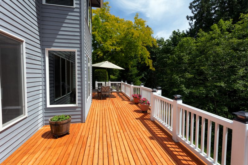 Decorated Deck for Holidays